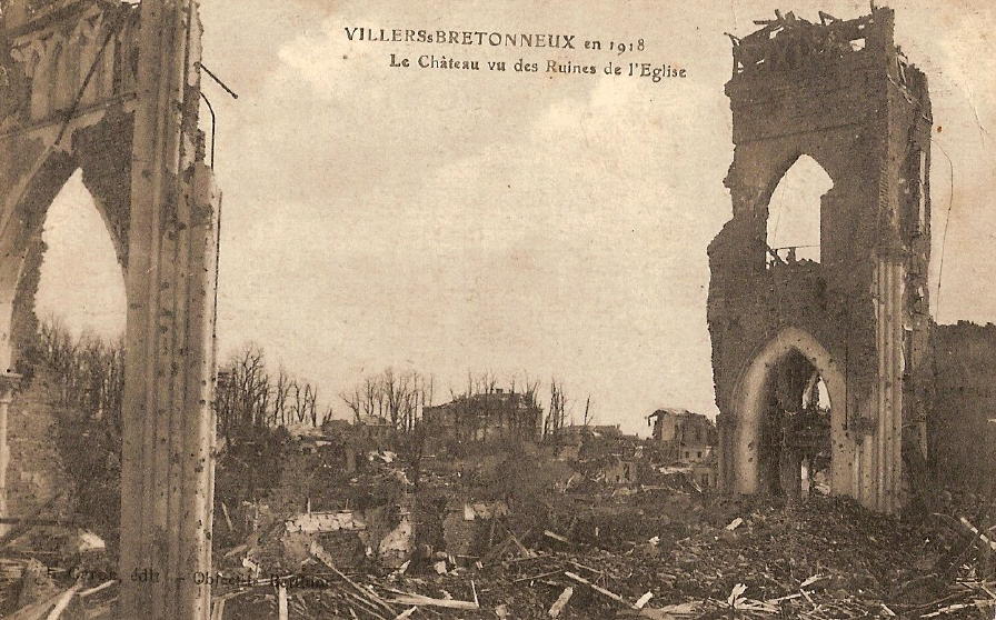Chateau bombardé
